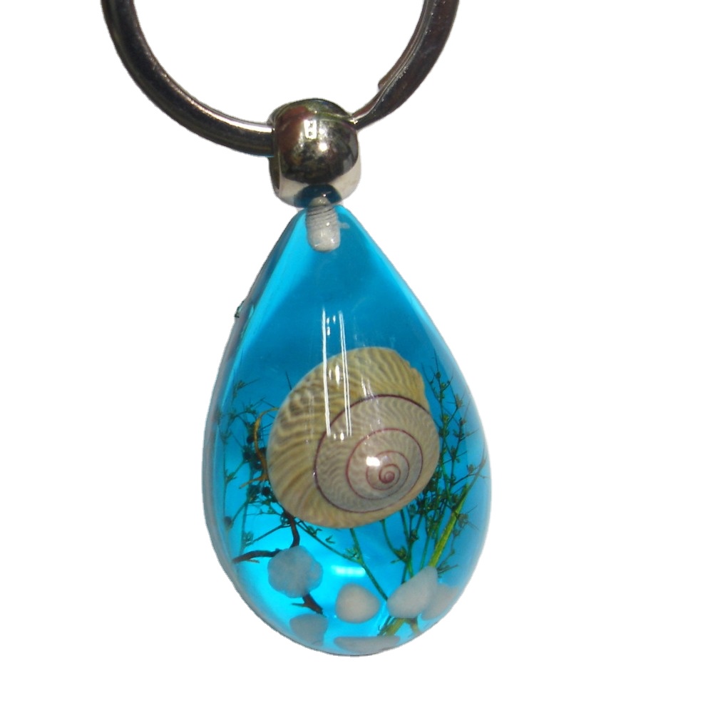 Ｎｏ．579 キーホルダー ペンダント レジン 青鯨 【レジン ネックレス キーホルダー】 ネックレス