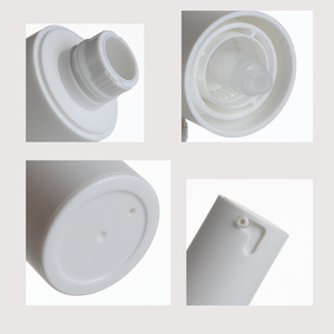 Mới đến không có không khí huyết thanh bơm chai 30 50ml màu đen và trắng Twist nắp nhựa PP mỹ phẩm chăm sóc da Lotion bao bì - Product Image 4