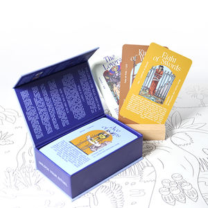 高品质カスタム印刷された神秘的な占いは、磁気ボックスタロットカードのデザイン要件を満たしています - Product Image 2