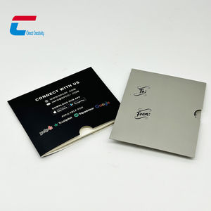 Tarjeta de papel personalizada de alta calidad, paquete de tarjeta de Metal Google Revivew, paquete de tarjeta de visita de Color Blanco/negro - Product Image 4