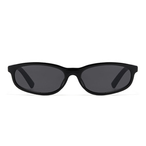 Jamie E5217 Small Frame Sunglasses Black <b>Plastic</b> UV400 Unisex Fashion Travel Commute - Product Image 5
