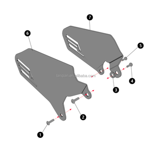 Para <span class=keywords><strong>DUCATI</strong></span> MULTISTRADA <span class=keywords><strong>V4S</strong></span> V4 S FULL Performance SPORT V4 <span class=keywords><strong>2023</strong></span>, accesorios para motocicleta, protector de talón de aluminio, cubierta protectora - Product Image 6