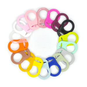 Anneaux adaptateurs de sucette en silicone colorés pour bébés et nourrissons - Product Image 3