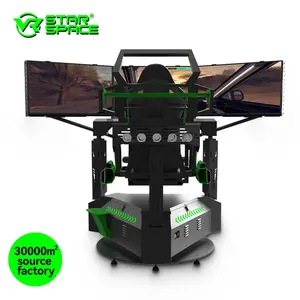 150 Ultra Wide Viewing Angle Autofahr ausrüstung Motion VR Arcade Game Machine Motion Platform 3 Bildschirme Rennwagens imulator