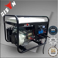 ביזון (סין) חדש סוג 406cc דיזל מנוע מכונת ריתוך, 7kw דיזל גנרטור ריתוך, ריתוך גנרטור סט