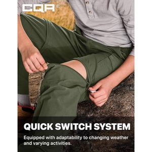 Pantalones de Senderismo para Niños Tesla Gears, Convertibles, con Cierre, de Secado Rápido, UPF 50+, para Campamento al Aire Libre - Product Image 4