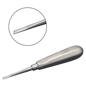 Yjianmei Élévateur dentaire en acier inoxydable de qualité médicale, droit et courbé, instrument chirurgical dentaire pour le déplacement des dents - Product Image 3
