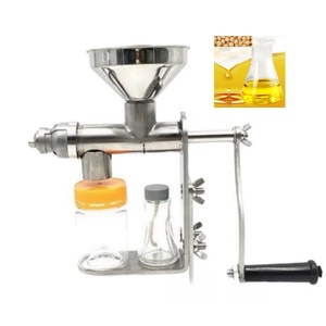 Small Home Use Manual Stainless Steel Oil Presser Suner Seeds Oil Extractor and Canola Peanut Rosehip Oil <b>Maker</b> - Product Image 1