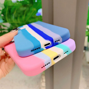 Funda trasera para teléfono móvil <span class=keywords><strong>iPhone</strong></span> 12 Pro Max, carcasa blanda con estampado de arcoíris, IMD, <span class=keywords><strong>2022</strong></span> - Product Image 6