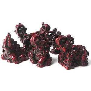 6pcs/set Miniature Favor Lucky Statue Of Elephant