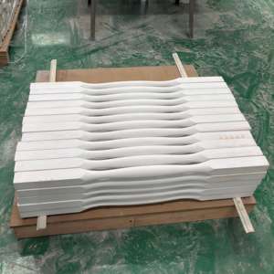 Diseño clásico Balcón Barandillas Interior Escalera <span class=keywords><strong>de</strong></span> <span class=keywords><strong>madera</strong></span> sin terminar Pasamanos Terraza Balaustre <span class=keywords><strong>de</strong></span> <span class=keywords><strong>madera</strong></span> - Product Image 4