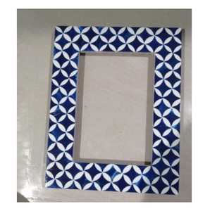 Cadre photo en bois multicolore, forme carrée, décoration murale, cadre photo de haute qualité, support d'affichage de table pour la décoration de la maison - Product Image 1