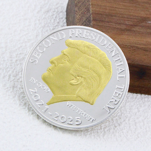 Двухцветная гальваническая покраска для памятных монет из золота и серебра с разными цветами на обеих сторонах. - Product Image 3