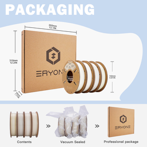 Eryone phát sáng trong bóng tối PLA kết hợp cầu vồng + Xanh + Cam + Tím sáng PLA Filament 4 cuộn x 250g đêm phát sáng cuộn dây - Product Image 6
