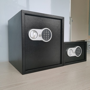 High-end heavy-duty luxury steel electronic password fingerprint wall-mounted safe with removable shelf for office home hotel - Product Image 3
