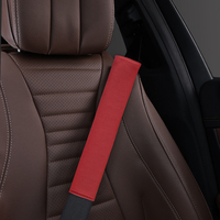 Coussin de ceinture de sécurité de style luxueux pour voiture, en daim doux et respirant, protection universelle pour adultes et enfants