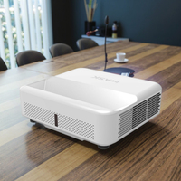 Projecteur laser 3LCD 4K haute luminosité pour les entreprises et les grands espaces, mise au point manuelle, 4K, clarté accrue, 5000-5500 lumens