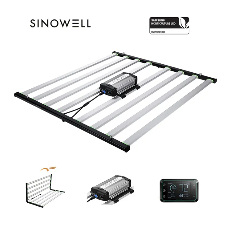 SINOWELL Waterproof Lm301h 301b 720 watt Plant Growth Led Lamp with 0-10V Dimming and 5-year Warranty