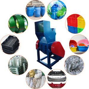 Shimeite Small Waste Kunststoff PP PVC Film Pet Flaschen brecher Maschine 15kW Klingen aus Kohlenstoffs tahl Hohes Sicherheits niveau Recycling - Product Image 5