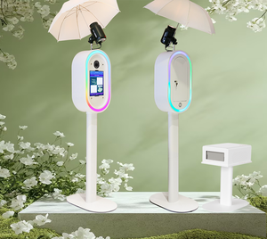 Photobooth portable <span class=keywords><strong>en</strong></span> aluminium Easy Move, design compact, ventilateur de refroidissement intégré et trous de fixation pour flash externe, compatible iPad. - Product Image 2