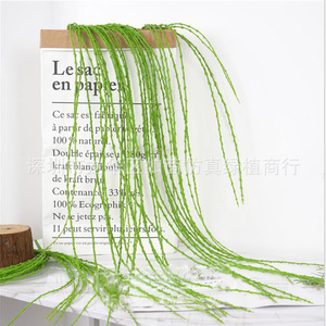 Mur végétal artificiel en saule vert Ruyin, 112 pouces, décoration pour mariage et toile de fond photo - Product Image 2