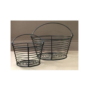 Panier à œufs en fer forgé en forme de poule, présentoir de rangement en fer avec revêtement en poudre noire, fabriqué en inde - Product Image 5