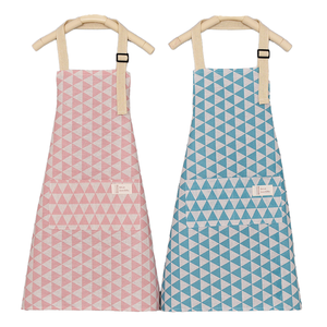 Women's 100% Organic Cotton Classic Sleeveless Bib <b>Kitchen</b> <b>Apron</b> Easy Cleaning Eco-Friendly Recyclable Reusable Customized Logo - Product Image 1