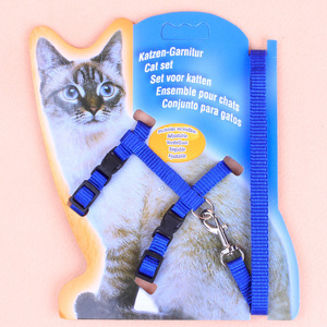 猫用リーシュセット付き卸売小型キティハーネス猫ウォーキングハーネス - Product Image 2