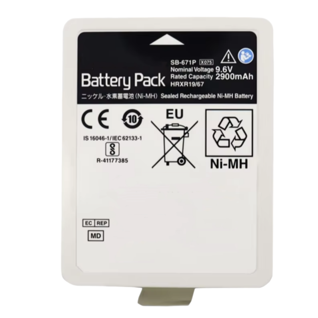 SB-671P RHINO POWER Replacement Battery for Nihon Kohden X705 SB-671B BSM-6301C BSM3000 BSM-6000 SB-671 BSM-6301 9.6V 2900mAh