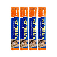 Friandises Biologiques Sans OGM et Sans Céréales pour Animaux de Compagnie – Vente en Gros : Tubes de Poitrine de Poulet et de Saumon, Snacks pour Chats, Aliment Humide Nutritionnel Riche en Protéines et Faible en Matières Grasses