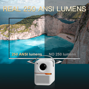 โปรเจคเตอร์แอนดรอยด์4K แบบกำหนดเอง250แอนซิ100 "ปิดโปรเจ็คเตอร์ ALLWINNER H713โปรเจคเตอร์โฮมเธียเตอร์สำหรับการสั่งซื้อจำนวนมาก - Product Image 3