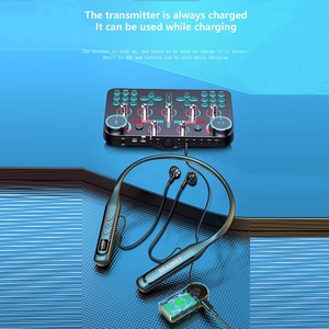 Tai Nghe Bluetooth 5.3 Không Dây Tai Nghe Giám Sát Âm Trầm HIFI Tai Nghe Đeo Cổ 100 Giờ Tai Nghe Thể Thao Để Phát Trực Tiếp - Product Image 5