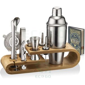 طقم شاكر ويسكي تصنعه بنفسك لحفلات الكوكتيل ، طقم ساقي للحانة المنزلية - Product Image 1