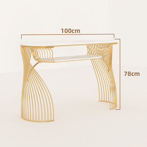 Pieds de table exquis pour salon de manucure, table de style nordique pour manucure - Product Image 6