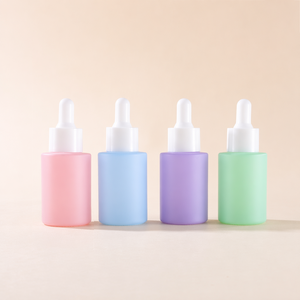 Flacon compte-gouttes en verre Macaron 30 ml en stock – <span class=keywords><strong>Bouteille</strong></span> de distribution pour solutions, essences liquides, cosmétiques et huiles essentielles - Product Image 2