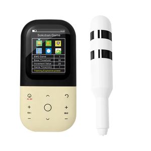 Stimolatore Vaginale KM531 a 2 Canali per Biofeedback e Esercizi dei Muscoli del Pavimento Pelvico, con LED in Acciaio per Terapia Fisica Urinaria - Product Image 3