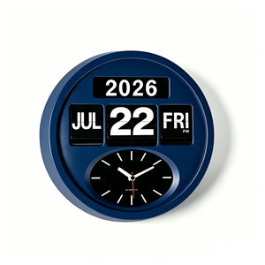 <span class=keywords><strong>Horloge</strong></span> calendrier perpétuel public avec affichage de l'année, du mois, du jour et de la date - Product Image 2