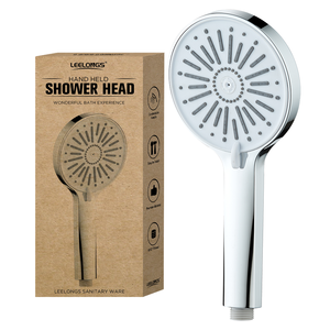 <strong>Spray</strong> <strong>Shower</strong> <strong>Head</strong>- 4 Functions 12cm Water Saving Plastic High Pressure <strong>ECO</strong> Stop <strong>Shower</strong> for Bathroom(Ningbo Factory) - Product Image 1