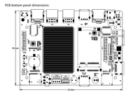 Placa de Desarrollo HelperBoard T507 Android/Linux con CAN RS485 4G WiFi Dual LVDS RGB para Pantalla de Vehículo y Sistema de Gestión de Flotas