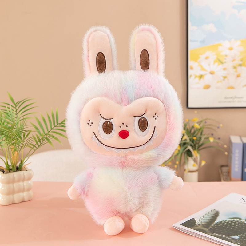 Labubu Kawaii Anime Action Figure Monsters New Mini Pink