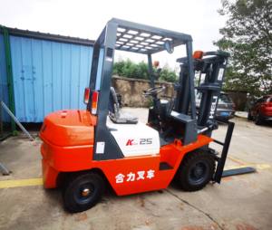 Precio barato usado HELI K25 2,5 Ton carretilla elevadora motor diésel 4x4 rueda móvil PLATAFORMA ELÉCTRICA herramientas de carga - Product Image 4