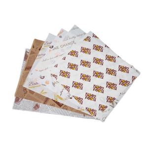 Papier ciré alimentaire personnalisé avec logo, haute qualité, résistant à la graisse, pour emballage de sandwichs et hamburgers – Offre spéciale - Product Image 4