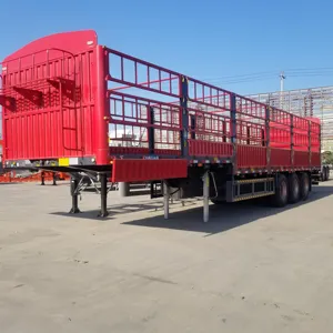 Jt Merk Aantrekkelijke Prijs Nieuw Type Hek Cargo Trekker Oplegger Zijwand Semi-Vrachtaanhangwagen