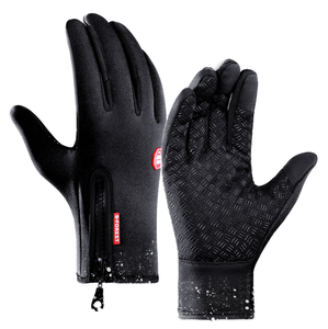 قفازات سباق للرجال والنساء للرياضة في الهواء الطلق الشتاء دراجة نارية ركوب عدم الانزلاق تسلق سحاب توافق الشاشة التي تعمل باللمس - Product Image 1