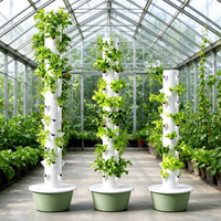 Kit de jardinage hydroponique en tour, système de culture hydroponique en tour pour l'intérieur, plusieurs tours