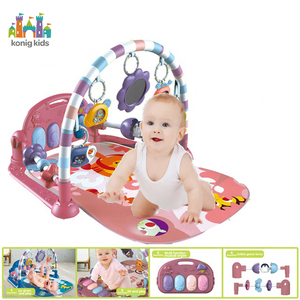 Konig Kids Nouveauté Jeux pour bébés Piano à pédales pour bébé Tapis de jeu avec <span class=keywords><strong>jouet</strong></span> suspendu - Product Image 2
