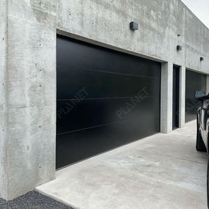 Porte de <span class=keywords><strong>garage</strong></span> résidentielle coulissante 16x7 en métal à prix réduit, portes de <span class=keywords><strong>garage</strong></span> automatiques à rabat plat en acier galvanisé pour maisons - Product Image 3