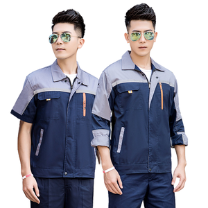Usine directe respirant réfléchissant coton combinaison hommes et femmes vêtements <span class=keywords><strong>de</strong></span> <span class=keywords><strong>travail</strong></span> uniformes grande taille <span class=keywords><strong>salopette</strong></span> pour la Construction - Product Image 1
