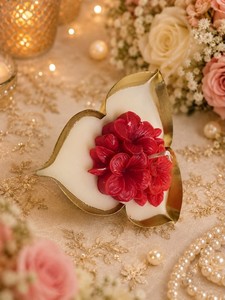 Ensemble cadeau de bougies parfumées à la cire d'Urli, bougies décoratives écologiques faites à la main pour la décoration de la maison et les célébrations de Diwali - Product Image 3