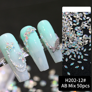 เครื่องประดับเล็บเพชรซิร์คอนขนาดเล็ก ลดราคาสุดฮอต ผลิตภัณฑ์ตกแต่งความงามแบบ DIY หลากหลายชนิด  จี้เล็บเพชรคิวบิกเซอร์โคเนีย ขายส่งจำนวนมาก - Product Image 5